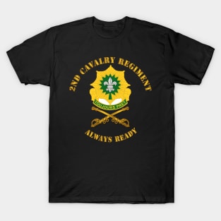 2nd Cavalry Regiment DUI - Always Ready T-Shirt